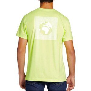 Alpine Design‎ Mens Size M Green Highlighter Short Sleeve Graphic T-Shirt NWT
